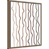 Amanti Art Jagged Flow II by Alonzo Saunders Framed Canvas Wall Art - 3 of 4