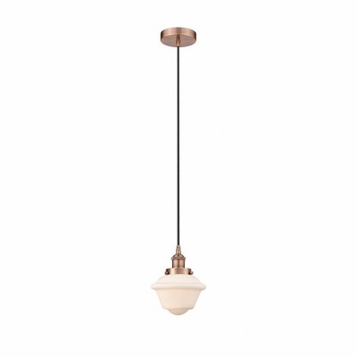 Oxford - 1 Light Mini Pendant In Traditional Style-9.5 Inches Tall and 7.5 Inches Wide