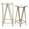 Cheung's Aeriva Set of 2 Square Metal Modern Tables - 2 of 4