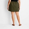 Women's Cargo Mini Skirt - Future Collective Dark Olive Green - image 2 of 3