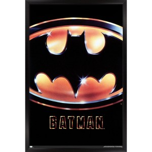 Trends International DC Comics Movie Batman (1989) - Logo One Sheet Framed Wall Poster Prints - 1 of 4