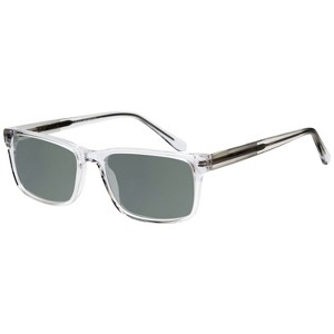 Big & Tall 21 Mens Rectangle Full Rim Designer Sunglasses 57 mm - 1 of 1