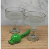 Dos Sueños Mexican Hand Blown Margarita Glasses - Natural - 16oz - Set of 2 - 4 of 4
