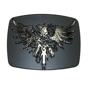 Chrome Phoenix Belt Buckle - 1 of 4