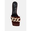 Playdoll Block Heel Sandal With Metal Chain Women Detail - 4 of 4