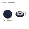 Unique Bargains Blouses Sweater Round Aluminum Cotton Fabric Cloth Covered Buttons 10 Pcs - 2 of 4