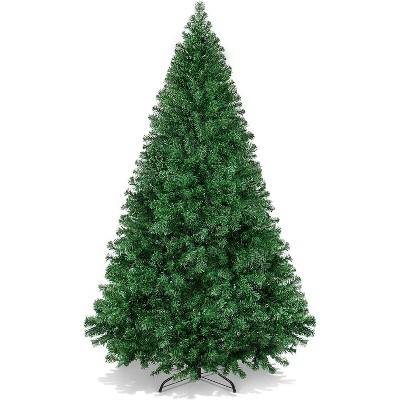 6ft Premium Artificial Christmas Tree Pine Hinged Xmas Tree W/1000 Branch Tips & Metal Stand