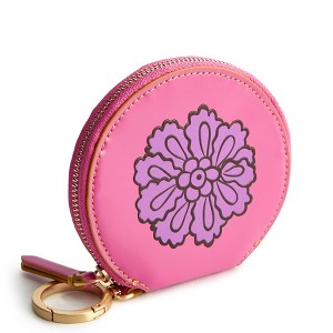 Vera Bradley Women's Outlet Patent Faux Leather Round Zip Pouch - 1 of 3