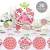 Big Dot of Happiness Sweet Watermelon - Fruit Party Decor and Confetti - Terrific Table Centerpiece Kit - Set of 30 - 2 of 4
