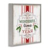 Stupell Industries Festive Holiday Rustic Stripes, 12" x 12" - 3 of 4