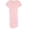 JEFFRICO Womens Short Sleeve Nightgowns Sleepwear Soft Pajama Dress Nightshirts - 4 of 4