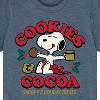 Boys' - Peanuts - Snoopy Christmas Cookies and Cocoa Short Sleeve Graphic T-Shirt - 2 of 4