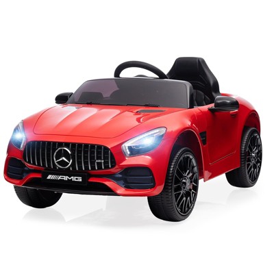 Ride Car for Kids, 12V Power Battery Electric Vehicles for 4-8 Toddlers, Licensed Mercedes-Benz with Remote Control, Mp3 Player