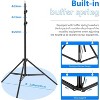 MaseiKar Photography Light Stand, 3-6.6ft/92-200cm Adjustable Sturdy Tripod Stand for Reflectors, Softboxes, Lights, Umbrellas, Load Capacity: 17.6lb - 4 of 4