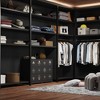 FUFU&GAGA Black Unique Design Horizontal Dresser Jewelry and Accessory Storage Cabinet: Elegance Meets Function - 4 of 4