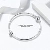 Puppy Dog Charm European Bead CZ Sterling Silver Ginger Lyne Collection - 4 of 4