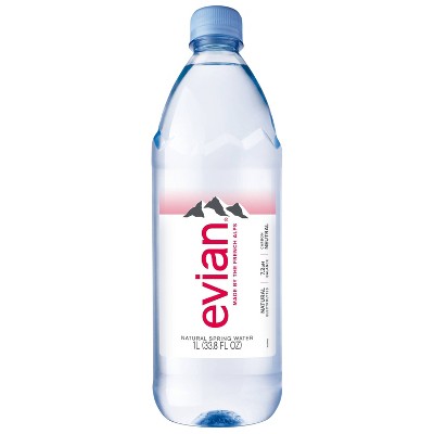 Evian Natural Spring Water - 33.8 fl oz Bottle