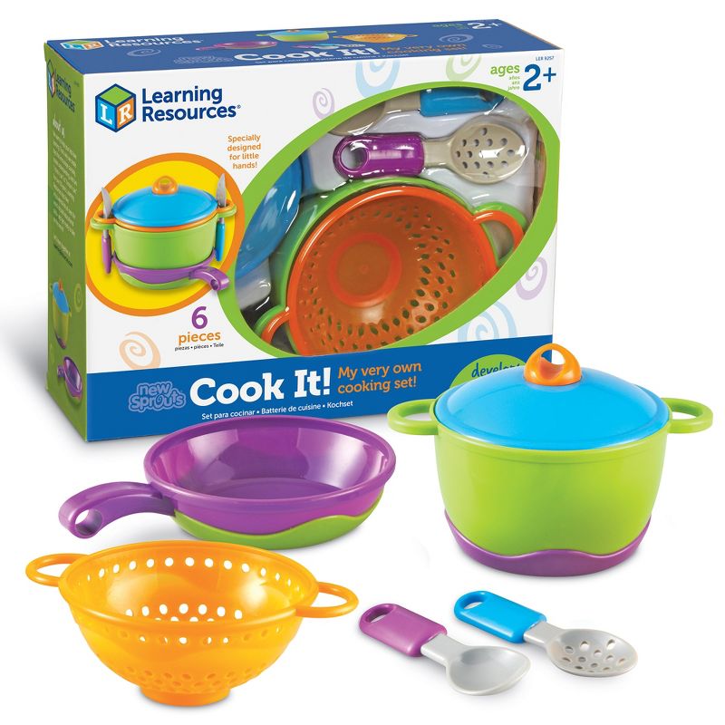 Learning Resources New Sprouts Cook it!, 6 Pieces, Ages 2+, 1 of 8