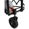 Vynxaria Expandable Dual-Layer Utility Wagon with 100% Extra Space - Grocery Cart for Camping, Shopping, Sports, Gardening - 4 of 4