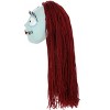HalloweenCostumes.com One Size Fits Most  Women  Elope Sally Costume Latex Mask with Yarn Wig,  and Costume Parties, Green/Orange - 4 of 4