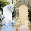 Wedding Arch Backdrop Cover, Multipurpose Portable Dual-Sided Wedding Background Covers with Bottom Zipper for Wedding Arch Birthday Party Banquet - 2 of 4