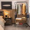 Racxily Rolling Clothes Rack, Garment Racks, Heavy Duty Clothes Stand, Foldable Clothing Hanger with Wheels - 2 of 4