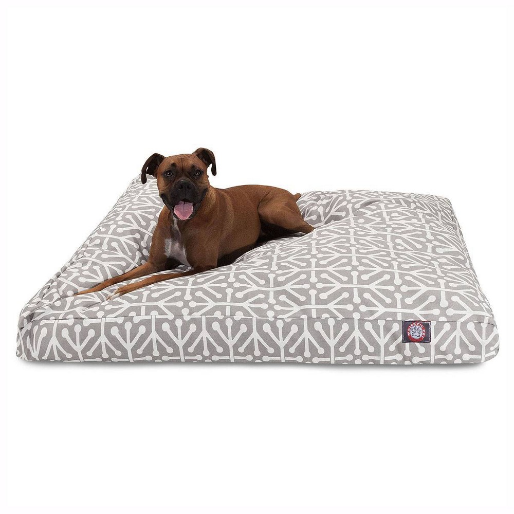 Photos - Bed & Furniture Majestic Pet Aruba Rectangle Dog Bed - Gray - Extra Large - XL 