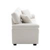 Faux Leather Sofa and Chair ,Ultimate Comfort Couch for Living Room-Morden Fort - 3 of 4