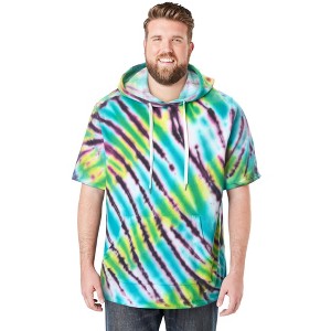 Liberty Blues by KingSize Short-Sleeve Hoodie - 1 of 4
