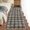 Plaid Washable Rug Area Rug for Bedroom Modern Living Room Rug Non Slip Tartan Large Area Rug Non Shedding Throw Rugs - 2 of 4