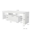 CAVINAS Modern TV Stands,Entertainment Center with  LED Lighting System and Drawer,TV Console for Living Room,Bedroom,Home - 4 of 4