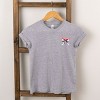 The Juniper Shop Patriotic Bow Star Coquette Youth Short Sleeve Tee - 2 of 4