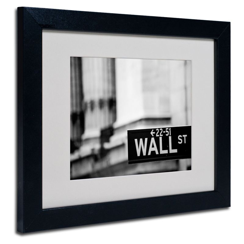 Trademark Fine Art -Yale Gurney 'Wall St' Matted Framed Art, 2 of 5