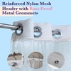 Epica Heavy-Duty Clear Vinyl Shower Curtain Liner – 72"x72" for Ultimate Durability & Protection - 3 of 4