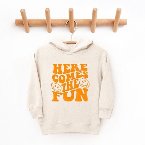 The Juniper Shop Here Comes The Fun Puff Print Toddler Graphic Hoodie - 1 of 3
