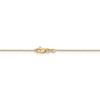 Black Bow Jewelry 0.65mm, 14k Yellow Gold, Round Snake Chain Necklace - 4 of 4
