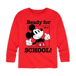 Boys' - Disney - Ready For School Long Sleeve Graphic T-Shirt - 1 of 4