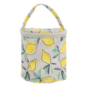 Unique Bargains Small Yarn Storage Organizer for Store Knitting and Crochet Supplies Yellow Gray - 1 of 4