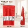 Unique Bargains Matte Metallic Aluminum Foil Zip Closure Food Storage Containers 60 Pcs - 2 of 4