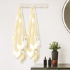 Unique Bargains 100% Cotton Cartoon Pattern Highly Absorbent Quick Dry Bath Towel 2 Pcs - 4 of 4