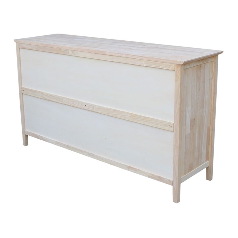 Dresser with 6 Drawers Unfinished - International Concepts, 6 of 14