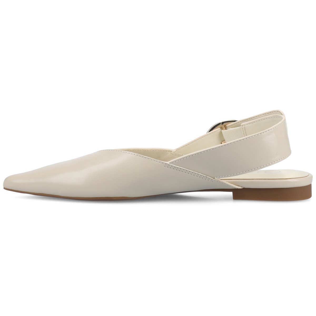 Обувь Journee Collection Journee Women's Jacqueline Slingback Flat, Bone 11 — фото 2