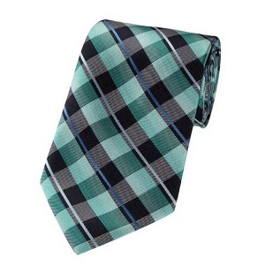 Men's Checkered 3.35 Inch Wide And 58 Inch Long Woven Neckties - 1 of 4