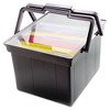 Advantus Companion Portable File, Letter/Legal Files, 17" x 14" x 11", Black - 4 of 4