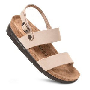 Aerothotic - Tori Casual Non-Slip Comfy Leather Platform Sandals - 1 of 4