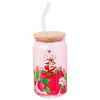 Silver Buffalo Strawberry Shortcake Sitting Strawberry 16oz Glass Tumbler - 2 of 4