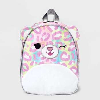 Kids' 11" Squishmallows Michaela the Leopard Mini Backpack - Pink