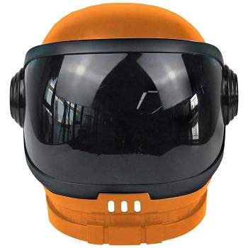 Underwraps Costumes Orange Space Helmet Adult Costume Accessory