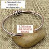 Handmade Sterling Silver Knot Cuff Bracelet, Adjustable Minimalist Tied Wire Design, Unisex Jewelry Gift - 2 of 4