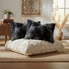 LISM Faux Fur Pillow Cases Set of 2 - 2 of 4